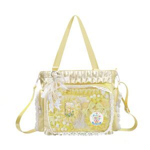 2343 Ita Bag,DIY Pin Display Bag with Insert and Accessories,4 Color Anime